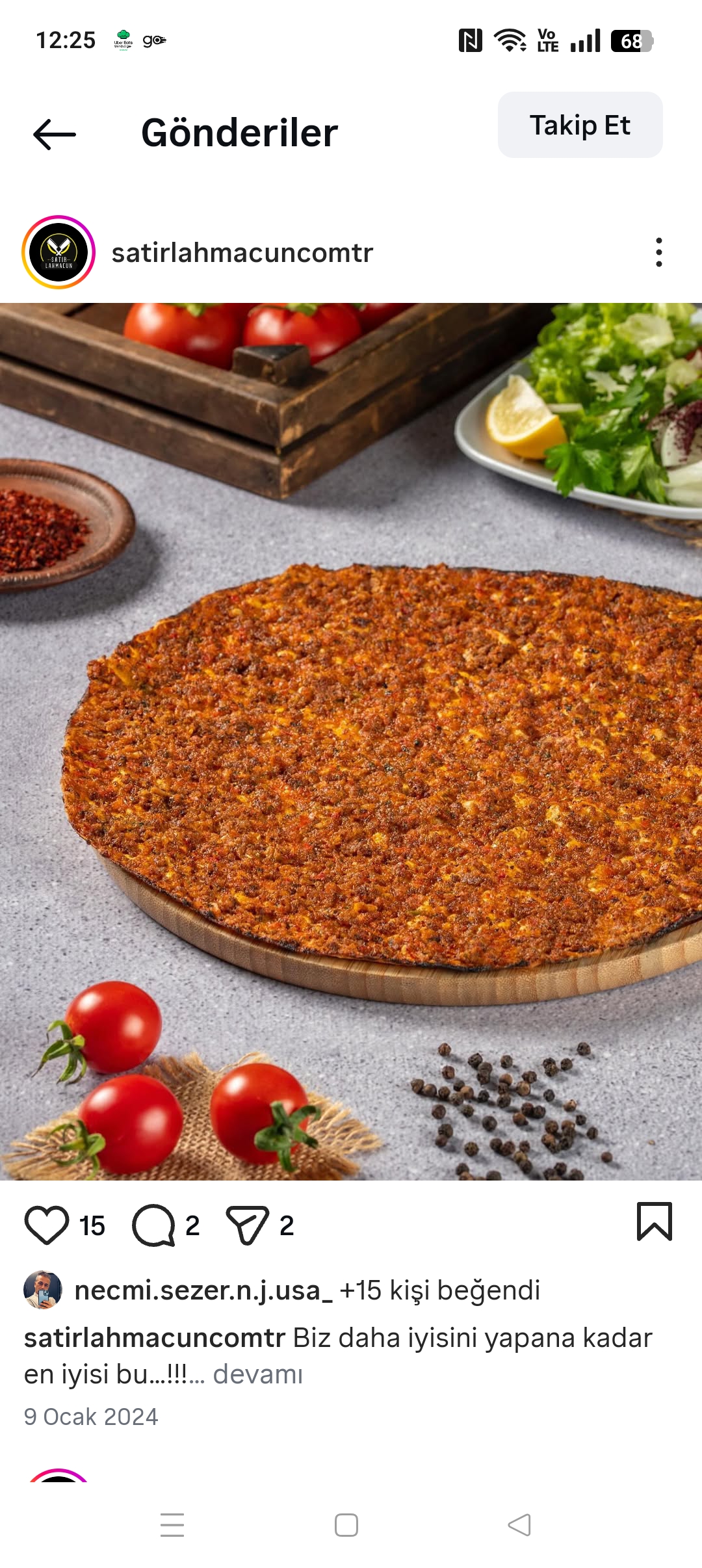 Acılı lahmacun